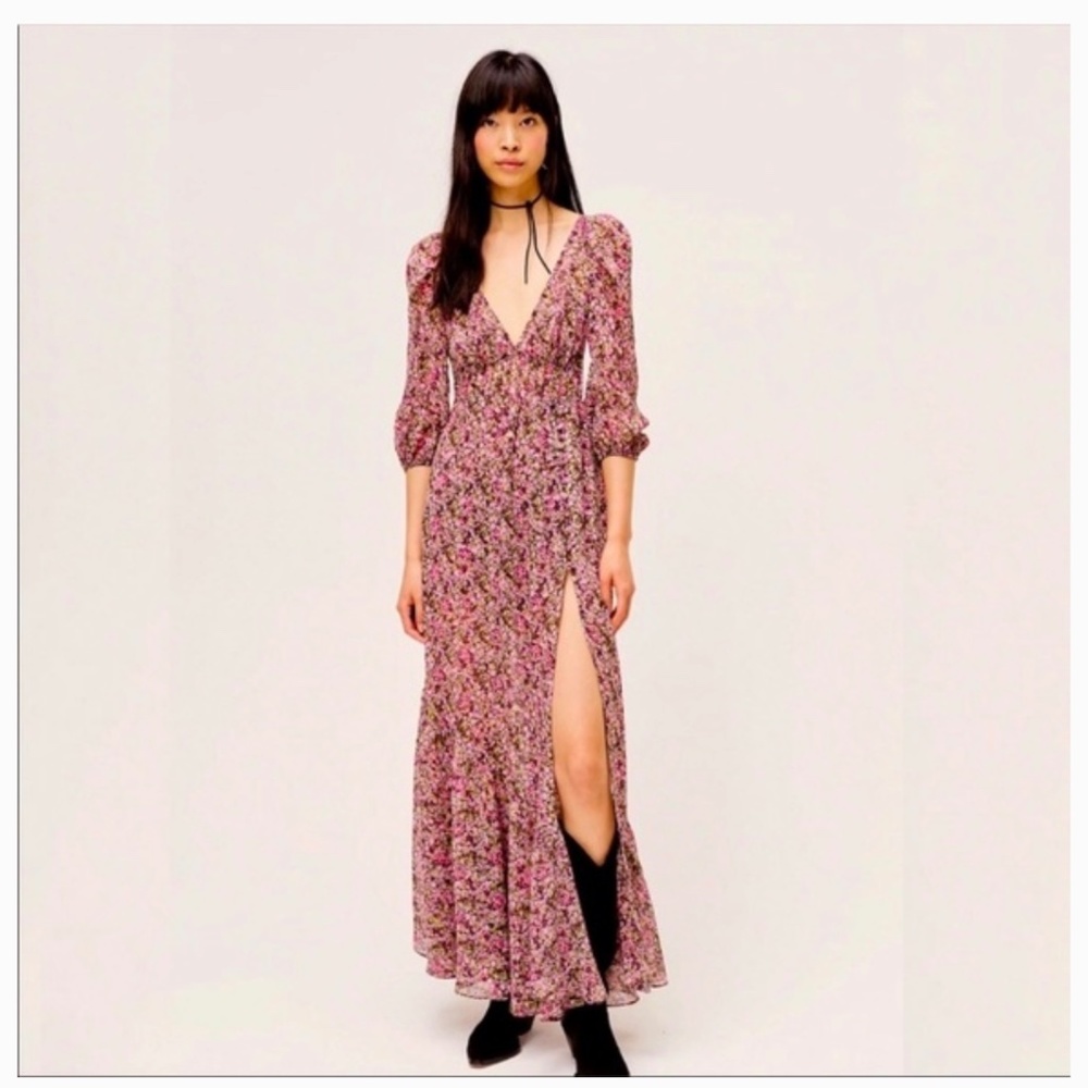 For Love and Lemons Sadie Maxi dress in Ditsy